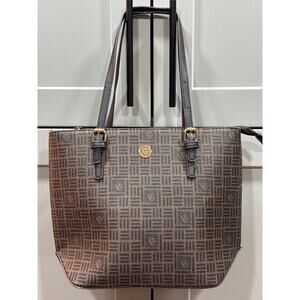 Anne Klein Satchel Bag Womens Shoulder Purse Tote Handbag Brown